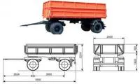 Прицеп СЗАП–8551-02