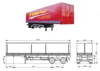 СЗАП 93271 - полуприцеп с модернизированной рессорно-балансирной подвеской