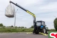Кран манипулятор КМУ для тракторов МТЗ навесной