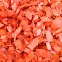 Декоративная щепа цветная Оранжевая